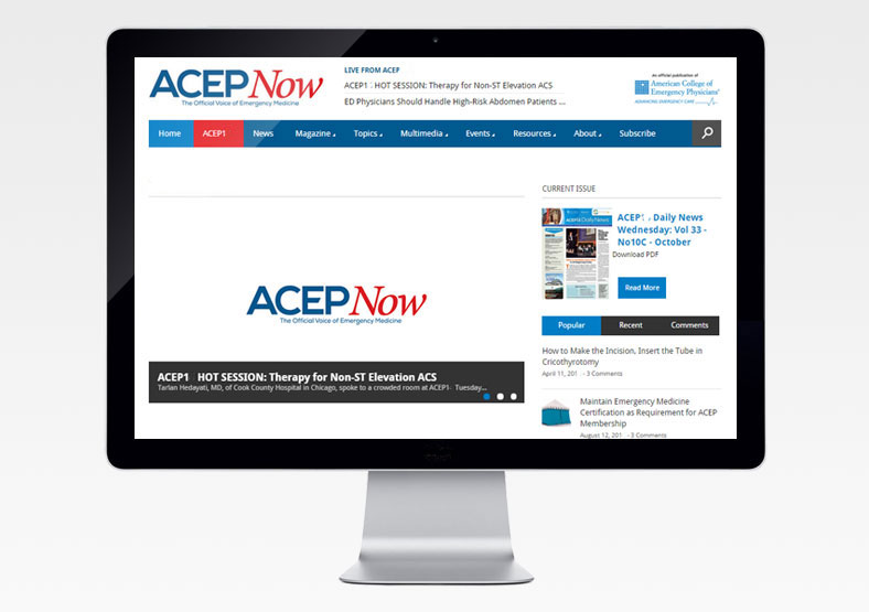 ACEP Now Web design midlands
