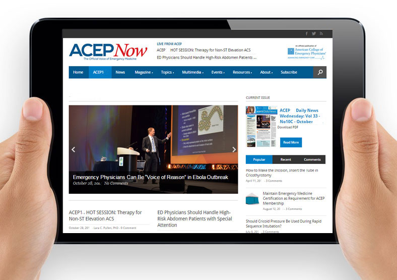 ACEP Now Web design midlands